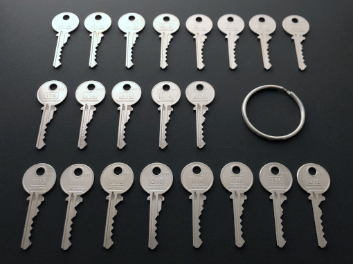 Trousseau complet 21x clés pass PTT – Lockpass